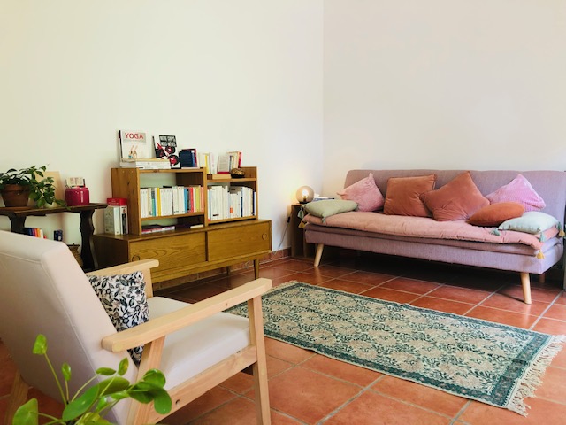 Cabinet de psychologie de Céline Léon, à Aix-en-Provence : vue d'ensemble.